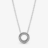 Pandora Logo Pavé-Kreis Collier